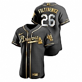 Braves 26 Mike Foltynewicz Black Gold 2020 Nike Flexbase Jersey Dzhi,baseball caps,new era cap wholesale,wholesale hats